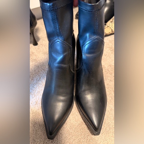 MIA Shoes - MIA Sleek Black Ankle Booties